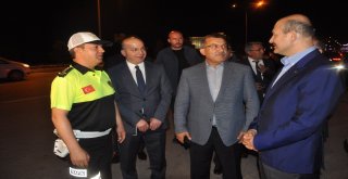 Bakan Soylu, Afyonkarahisarda Trafik Uygulamasına Katıldı