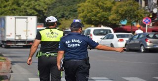 Zabıta Ve Polisten Ortak Trafik Denetimi