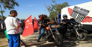 Ankarada Harleyli Gazi Sürüşü