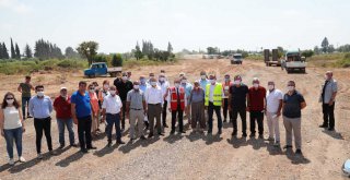 BÜYÜKŞEHİR BELEDİYESİ KIRCAMİ'DE İLK KAZMAYI VURDU