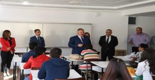 Başkan Tahir Nursaçan, Özel Kayseri Osb Teknik Kolejini Ziyaret Etti