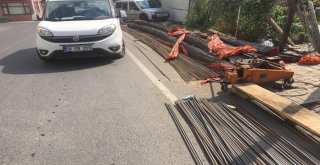 Zabıta Ekiplerinden Güvenliği Hiçe Sayan İnşaatlara Yaptırım