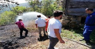 Bahçe Temizliği İçin Yaktığı Ateş Evini Yok Ediyordu