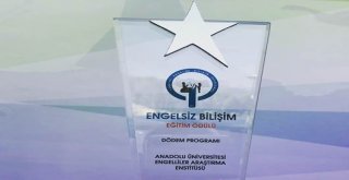 Anadolu Üniversitesine, 2018 Engelsiz Bilişim Eğitim Ödülü