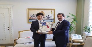Kore Cumhuriyeti İstanbul Başkonsolosu Keewon Hongdan Valiliğe Ziyaret