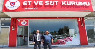 Erzincanda Et Ve Süt Kurumunun Satış Mağazası Açıldı