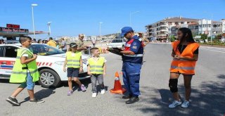 Jandarmadan Öğrencilere Trafik Eğitimi