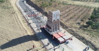 İmam Abdullah Türbesinin Minaresi Taşındı