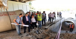 Taşkınlarının Önüne Geçecek Altyapı Çalışmaları Tüm Hızıyla Sürüyor