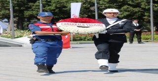 Geliboluda Şehitler Abidesinde Tören Düzenlendi