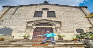 Adana Büyükşehir Belediyesi Bebekli Kiliseyi İlaçladı