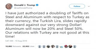 Trumptan Türkiye Açıklaması