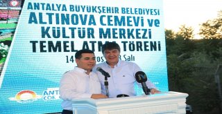 Altınova Cemevinin Temeli Atıldı