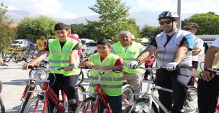 Erzincanda Sağlıklı Yaşam İçin Bisiklet Turu Düzenlendi