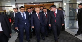 Mhp Lideri Devlet Bahçeli Başkan Türeli Ziyaret Etti