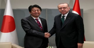 Cumhurbaşkanı Erdoğan, Japonya Başbakanı Şinzo Abeyi Kabul Etti