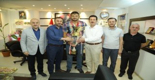 Kırkpınarın 2.si Yılmazdan Başkan Toka Ziyaret