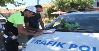 Drone İle Tespit Edilen Hatalı Sürücüler, Kırmızı Düdükle Uyarıldı