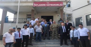 Vali Mantı, Yayladerede İncelemede Bulundu