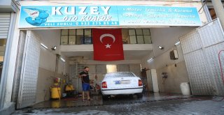 Engelliler, Şehit Yakınları Ve Gazilerin Araçlarını Ücretsiz Yıkıyor