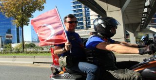Ankarada Harleyli Gazi Sürüşü
