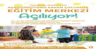 Aşağısöğütönü Erken Çocukluk Eğitim Merkezi Hizmet Vermeye Başlayacak