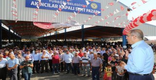 Akıncılar Kapalı Semt Pazarı Açıldı