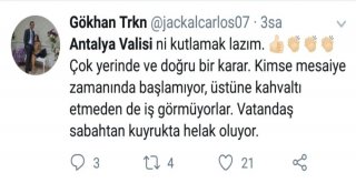 Mesai Saatleri İçinde Sigara Ve Kahvaltıyı Yasakladı, Twitterda Gündem Oldu