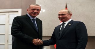 Cumhurbaşkanı Erdoğan, Rusya Devlet Başkanı Putin İle Görüştü