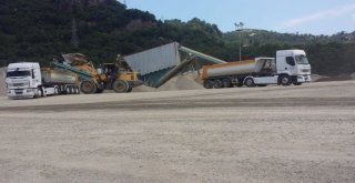 Giresun İl Özel İdaresi Tarafından Son 6 Ayda 150 Bin Ton Asfalt Ve Beton Malzeme Üretildi