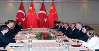 Cumhurbaşkanı Erdoğan,  Çin Devlet Başkanı Şi İle Görüştü