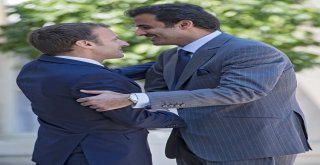 Macron, Katar Emirini Ağırladı
