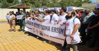 Diyarbakırda Doktora Şiddet Kınandı