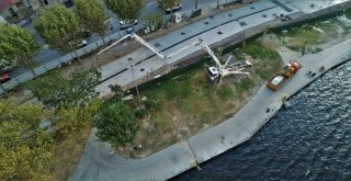 (Özel) Eminönü Alibeyköy Tramvay Hattı İnşaatında  Son Durum Havadan Görüntülendi