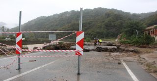 Trabzonun Araklı İlçesinde Yaşanan Selin Boyutu Gün Aydınlanınca Ortaya Çıktı