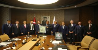 Tff Başkanı Demirörenden Bakan Kasapoğluna Hayırlı Olsun Ziyareti