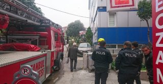 Pendikte Hastanenin Deposunda Yangın Paniği