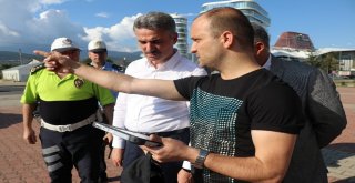 Emniyet Ekiplerinden Dronelu Trafik Denetimi