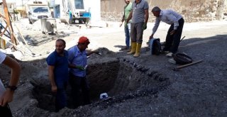 Silopide Su Arıza İşleri Devam Ediyor