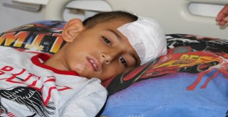 Başına Demir Saplanan 7 Yaşındaki Fırat, Hayati Tehlikeyi Atlattı
