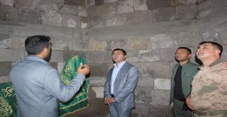 Kaymakam Uzan, Mollakent Köyündeki Tarihi Yapıları Ziyaret Etti