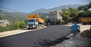 Alanya Belediyesinden Merkezde Sıcak Asfalt Atağı