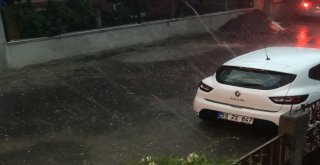 Çorluda Dolu Yağışı