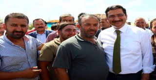 Bakan Pakdemirliden Ovacık Kurban Satış Alanına Ziyaret