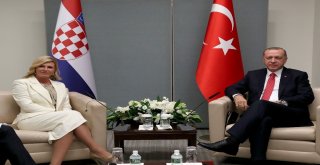 Cumhurbaşkanı Erdoğan, Hırvatistan Cumhurbaşkanı İle Görüştü