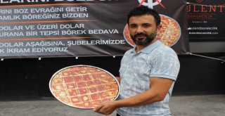 Dolar Bozdurana Bayram İçin Tepsi Tepsi Börek