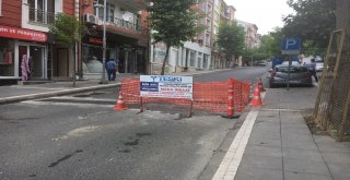 Teski Süleymanpaşada Yağmur Suyu Hattı Ve Mazgal Yapımına Devam Ediyor