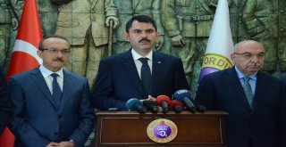 Bakan Kurum: Ordudaki Yollar 2 Ay İçerisinde Yapılacak