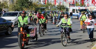 Ataşehirde Pedallar Cumhuriyet İçin Çevrildi