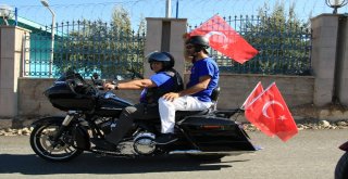 Ankarada Harleyli Gazi Sürüşü